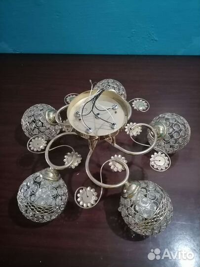 Люстра потолочная подвесная бу