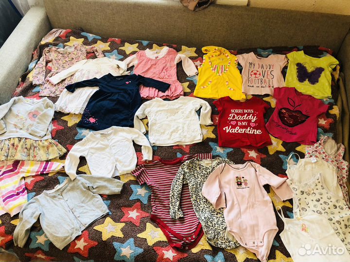 Вещи для девочки пакетом 80-86