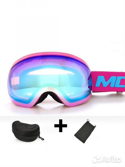 Очки горнолыжные маска для сноуборда