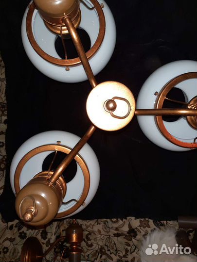 Люстра + бра СССР