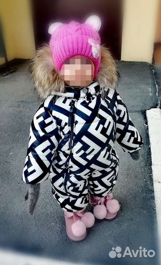 Шапка детская для девочки зимняя