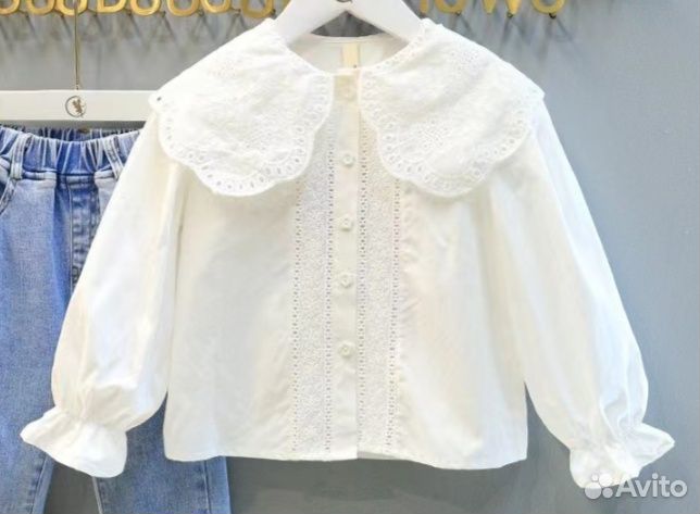 Блузки для школы на девочку 130, 140