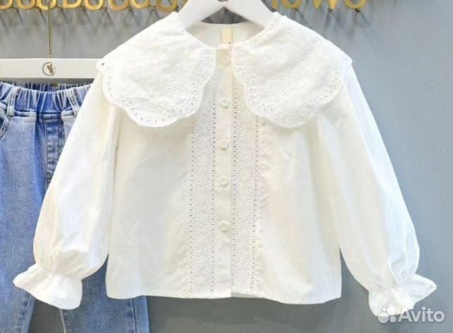 Блузки для школы на девочку 130, 140