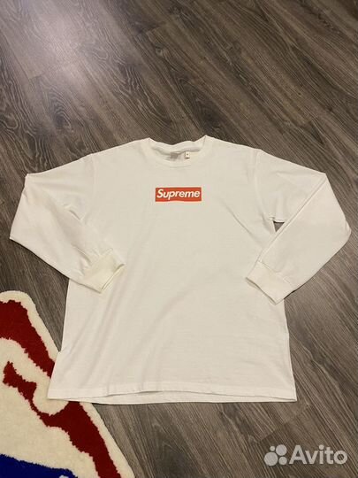 Лонгслив Supreme Box logo