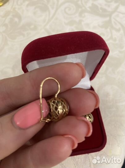 Серьги проба 585