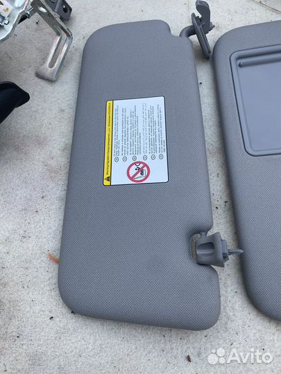 Козырьки солнцезащитные Hyundai Solaris 1