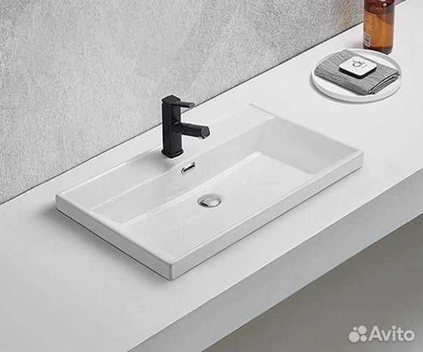 Раковина Gid Integrado 5560s 71166 белая, 61x46.5x15