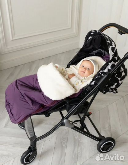 Конверт зимний в коляску+муфта