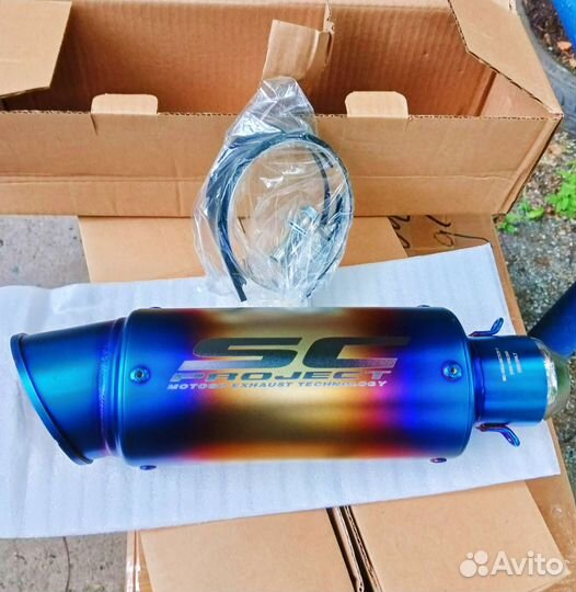 Глушитель SC project Прямоток Выхлопная банка