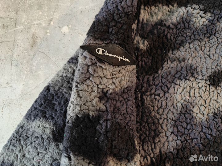 Флисовый худи Champion. Винтаж XL
