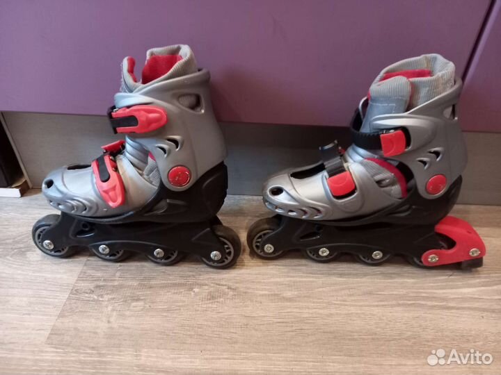 Роликовые коньки детские раздвижные