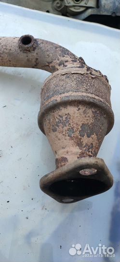 Приемная труба глушителя джили мк