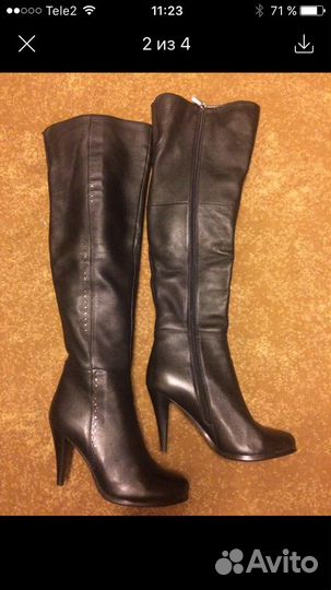 Сапоги ботфорты