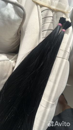 Волосы для наращивания 55 см б/у