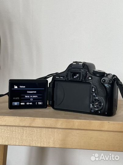 Зеркальный фотоаппарат canon 600d