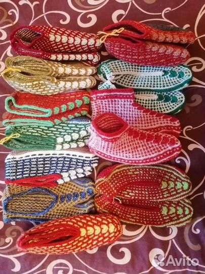 Следки вязаные