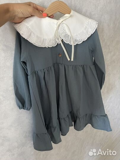 Воротник съемный с кружевом