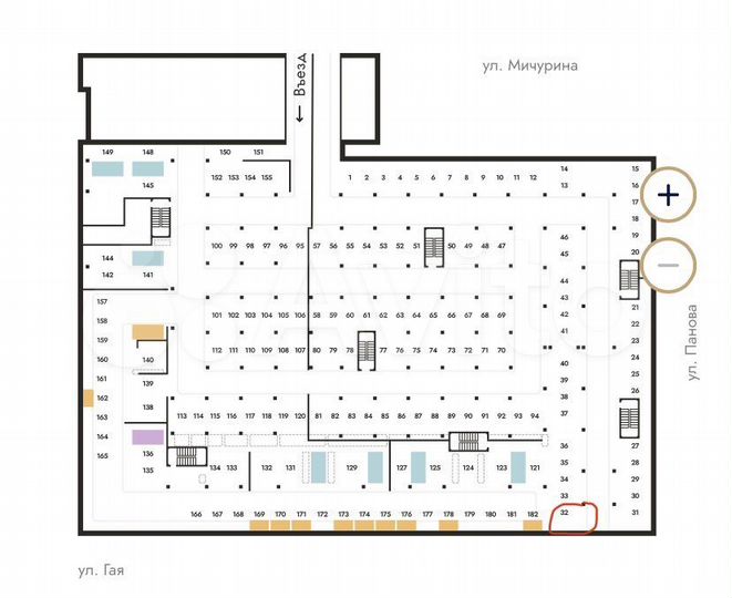 Машиноместо, 28 м²