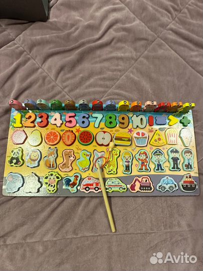 Головоломка деревянная развивающая монтессори