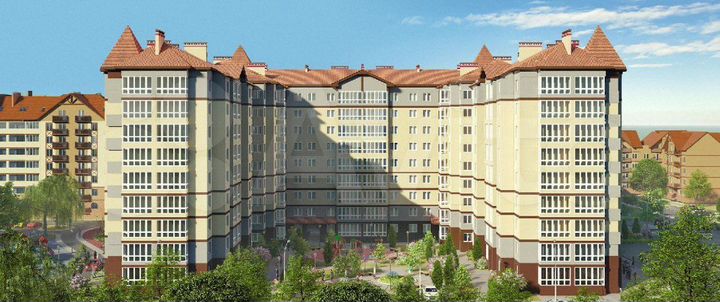 2-к. квартира, 71 м², 2/9 эт.
