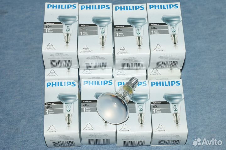Лампы зеркальные Philips 60W E14
