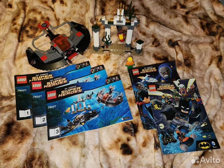 Lego Глубоководная атака Чёрной Манты 76027 -части