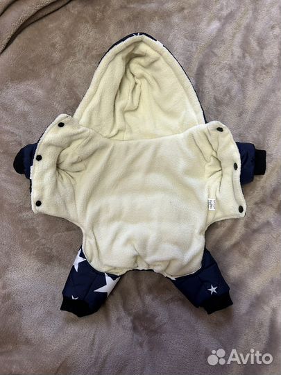 Зимний комбинезон для маленьких собак