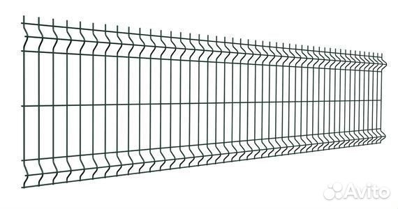 Ограждения 3Д Панель Light 1,03х2,5 RAL 6005 GL