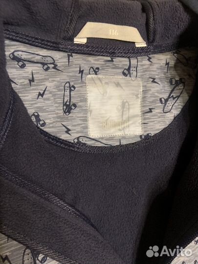 Куртка доя мальчика 116 / ветровка утепленная