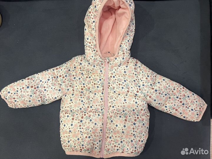 Куртка весенняя для девочки 74 + ботинки 22