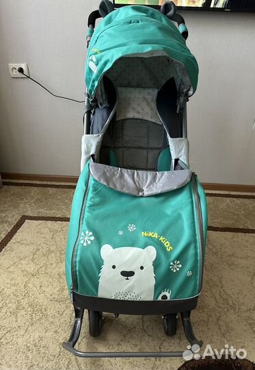 Санки коляска nika kids