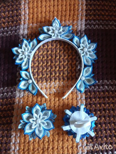 Ободок для волос ручной работы