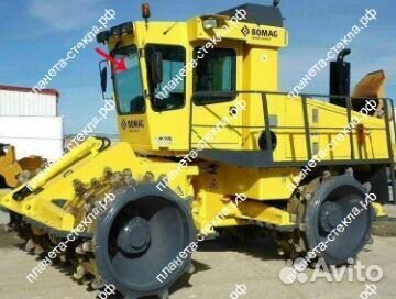 Стекло для мусорного уплотнителя Bomag DC 722 RB