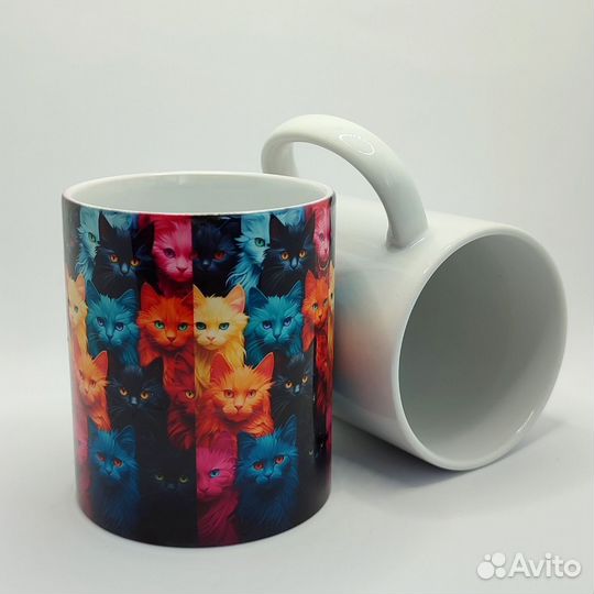 Кружка керамическая, печать на кружках