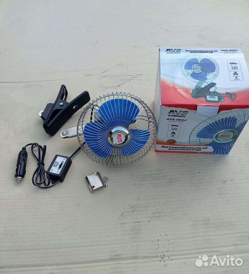 Вентилятор в прикуриватель 12в новый