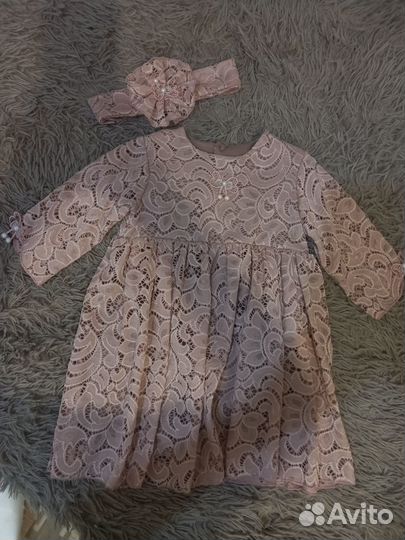 Платье для девочки 92