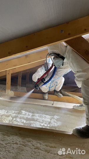 Утепление пеной ППУ