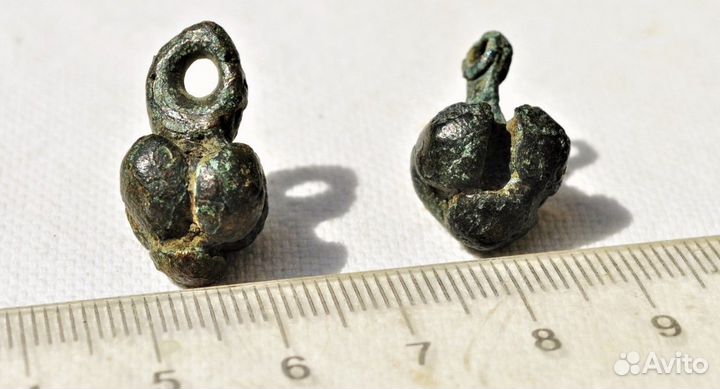 Амулеты-привески булава оберег Кобань XII — IV вв