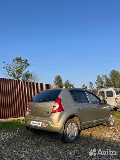 Renault Sandero 1.6 МТ, 2012, 132 000 км