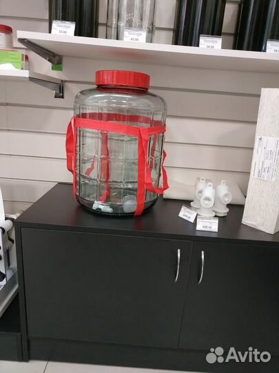 Банка стеклянная с гз и краником