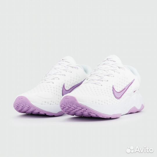 Nike Renew Ride 3 White Violet Wmns