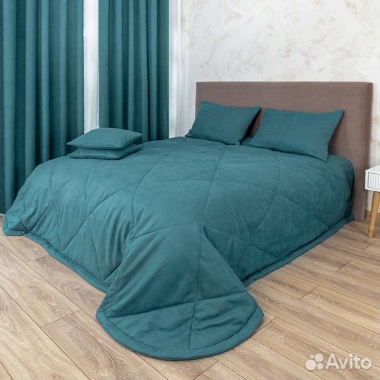 Покрывало канвас Эдем синяя птица новое