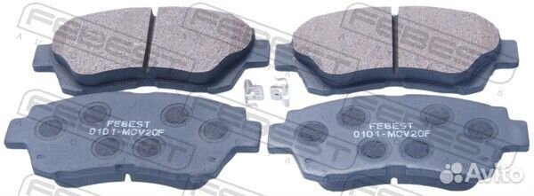 Колодки тормозные передние комплект toyota chas