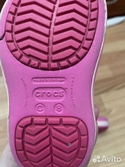 Сапоги crocs c8 детские