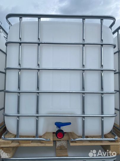 IBC контейнер новый пищевой (Еврокуб 1000L)