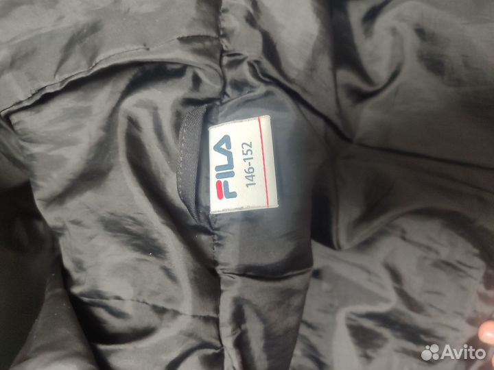 Куртка fila теплая