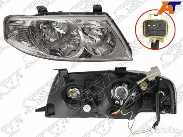 Фара nissan almera classic 07-12 euro