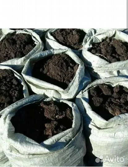 Чернозем,торф в мешках