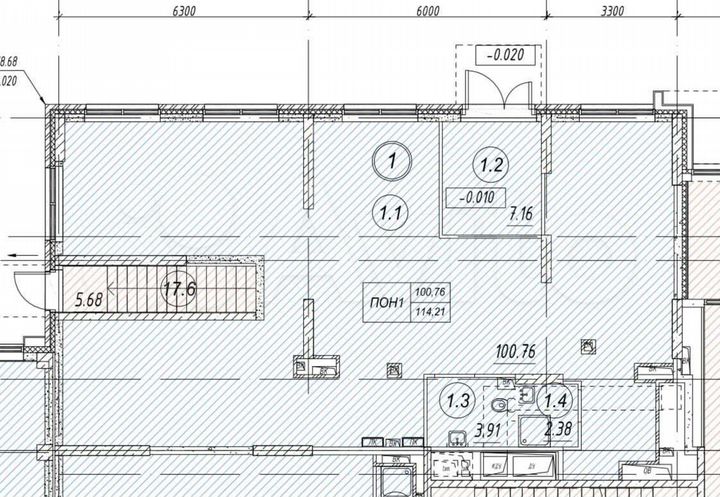 Свободного назначения, 114 м²