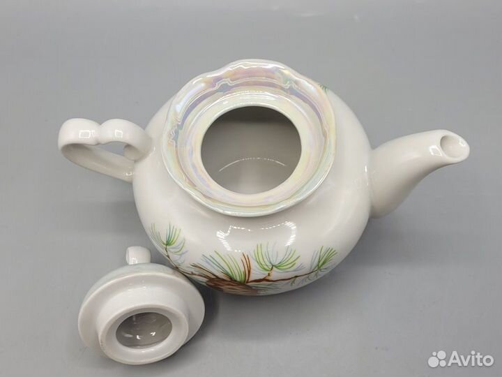 Чайник 600 мл. фарфор Шишки Богдановичи